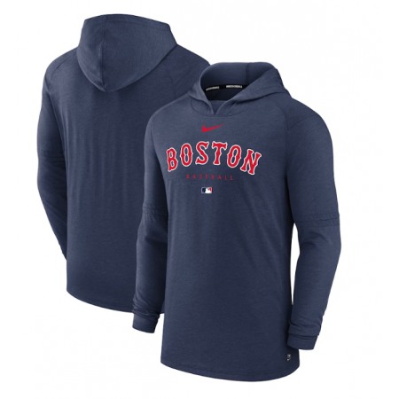 Men's Boston Red Sox Navy Dri-FiT Early Work Pullover Hoodie
