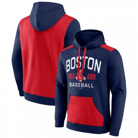 Men's Boston Red Sox Navy/Red Chip in Pullover Hoodie