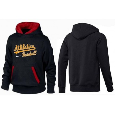 Oakland Athletics Pullover Hoodie Black & Red