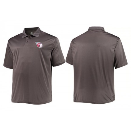 Men's Cleveland Guardians Charcoal Big and Tall Two-Pack Polo T-Shirt