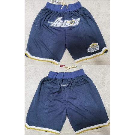 Men's Houston Astros Navy Shorts (Run Small)