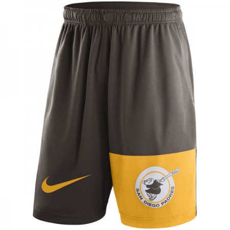 Men's San Diego Padres Nike Brown Cooperstown Collection Dry Fly Shorts