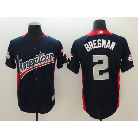 American League #2 Alex Bregman Navy 2018 MLB All-Star Game Home Run Derby Jersey