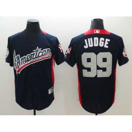 American League #99 Aaron Judge Navy 2018 MLB All-Star Game Home Run Derby Jersey