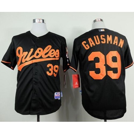 Orioles #39 Kevin Gausman Black Cool Base Stitched MLB Jersey