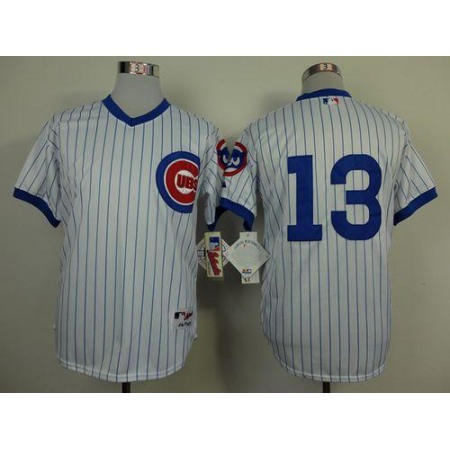 Cubs #13 Starlin Castro White 1988 Turn Back The Clock Stitched MLB Jersey