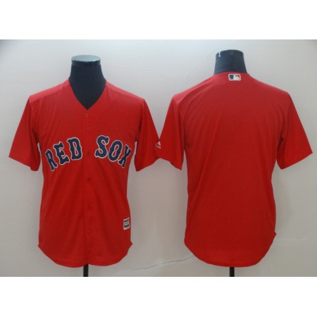 Men's Boston Red Sox Red Cool Base Stitched MLB Jersey