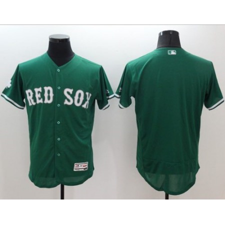 Red Sox Blank Green Celtic Flexbase Authentic Collection Stitched MLB Jersey