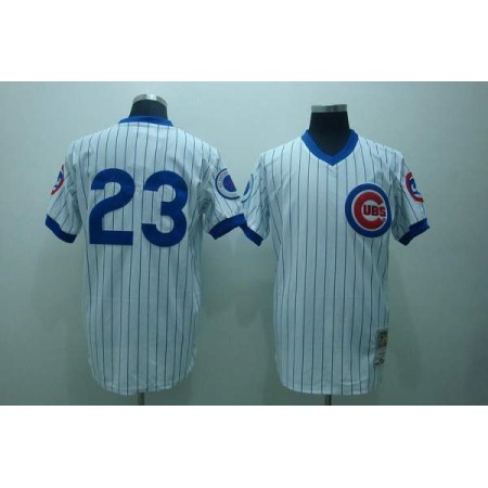 Cubs #23 Ryne Sandberg Stitched White MLB Jersey