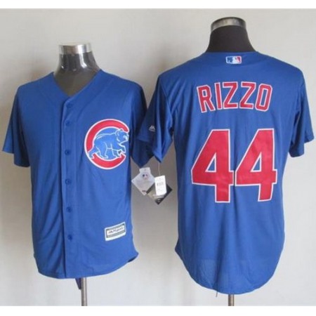Cubs #44 Anthony Rizzo Blue New Cool Base Stitched MLB Jersey