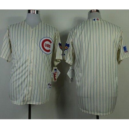 Cubs Blank Cream 1969 Turn Back The Clock Stitched MLB Jersey