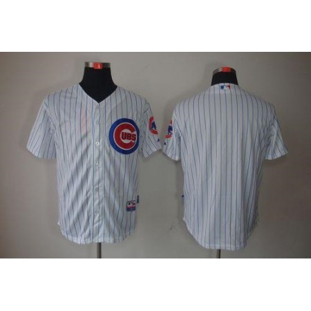 Cubs Blank White Cool Base Stitched MLB Jersey