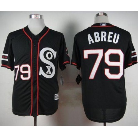 White Sox #79 Jose Abreu Black New Cool Base Stitched MLB Jersey
