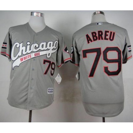 White Sox #79 Jose Abreu Grey New Cool Base Stitched MLB Jersey