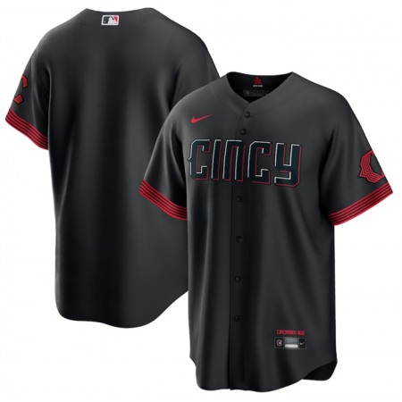 Men's Cincinnati Reds Blank 2023 City Connect Cool Base Stitched Baseball Jersey