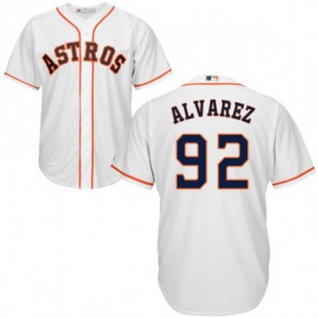 Men's Houston Astros Men's Houston Astros #92 Yordan Alvarez White Cool Base Stitched MLB Jersey Navy Cool Base Stitched MLB Jersey