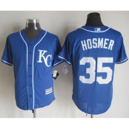 Royals #35 Eric Hosmer Blue Alternate 2 New Cool Base Stitched MLB Jersey