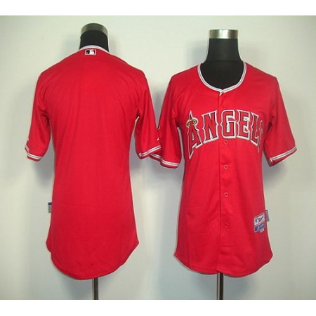 Angels of Anaheim Blank Red Cool Base Stitched MLB Jersey