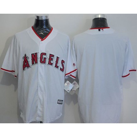 Angels of Anaheim Blank White New Cool Base Stitched MLB Jersey