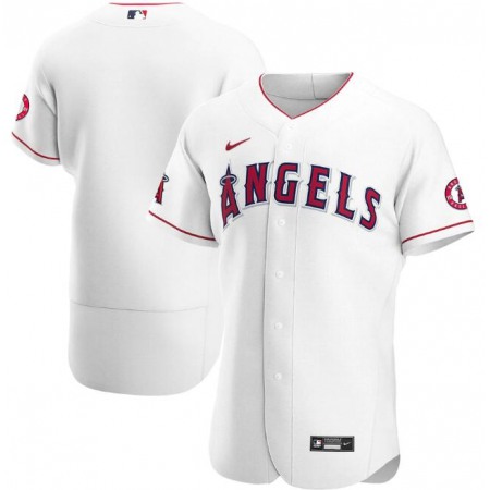 Men's Los Angeles Angels White Flex Base Stitched Jersey