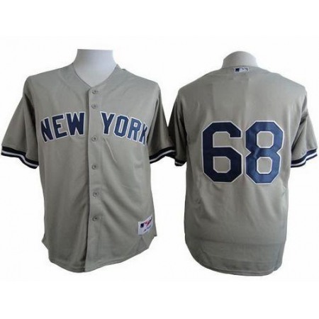 Yankees #68 Dellin Betances Grey Cool Base Stitched MLB Jersey