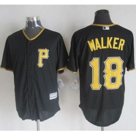 Pirates #18 Neil Walker Black New Cool Base Stitched MLB Jersey