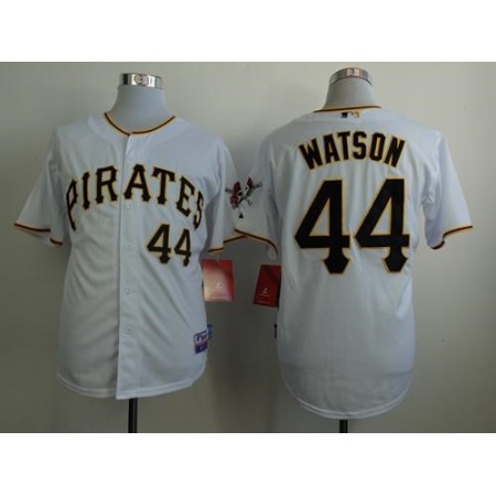 Pirates #44 Tony Watson White Cool Base Stitched MLB Jersey