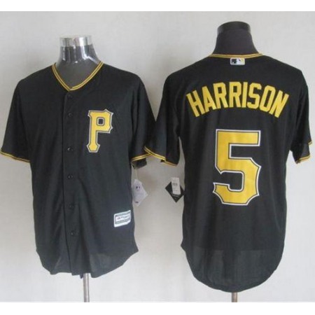 Pirates #5 Josh Harrison Black New Cool Base Stitched MLB Jersey