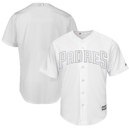 Men's San Diego Padres Majestic White 2019 Players' Weekend Replica Team Stitched MLB Jersey