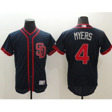 Padres #4 Wil Myers Navy Blue Fashion Stars & Stripes Flexbase Authentic Stitched MLB Jersey