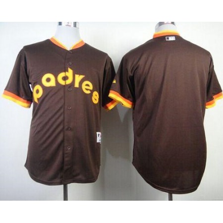 Padres Blank Coffee 1984 Turn Back The Clock Stitched MLB Jersey