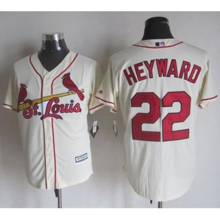 Cardinals #22 Jason Heyward Cream New Cool Base Stitched MLB Jersey
