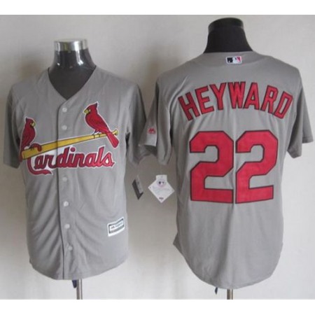 Cardinals #22 Jason Heyward Grey New Cool Base Stitched MLB Jersey
