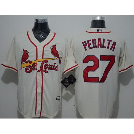 Cardinals #27 Jhonny Penalta Cream New Cool Base Stitched MLB Jersey