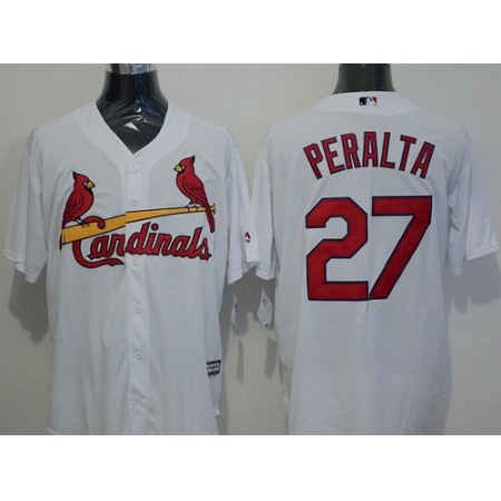 Cardinals #27 Jhonny Penalta White New Cool Base Stitched MLB Jersey