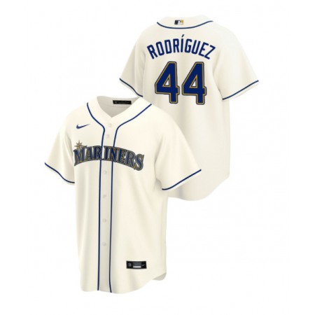 Men's Seattle Mariners #44 Julio Rodriguez Cream Cool Base Stitched jersey