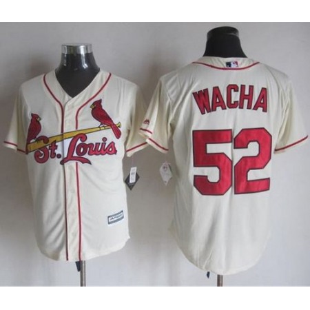 Cardinals #52 Michael Wacha Cream New Cool Base Stitched MLB Jersey