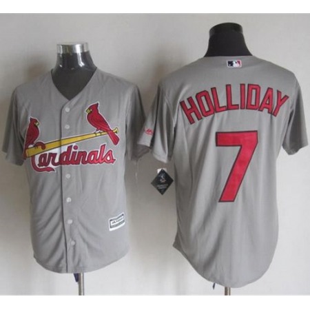 Cardinals #7 Matt Holliday Grey New Cool Base Stitched MLB Jersey