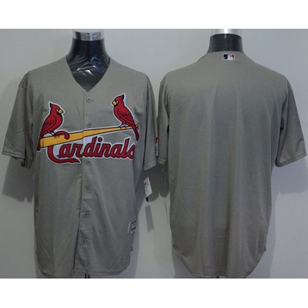 Cardinals Blank Grey New Cool Base Stitched MLB Jersey
