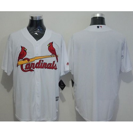 Cardinals Blank White New Cool Base Stitched MLB Jersey