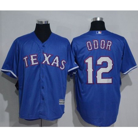 Rangers #12 Rougned Odor Blue New Cool Base Stitched MLB Jersey