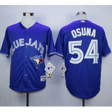 Blue Jays #54 Roberto Osuna Blue Alternate Stitched MLB Jersey