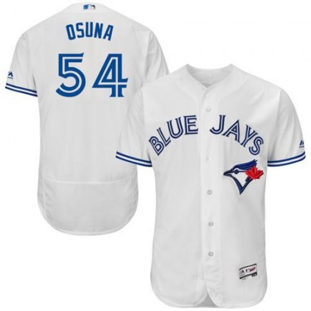 Blue Jays #54 Roberto Osuna White Flexbase Authentic Collection Stitched MLB Jersey