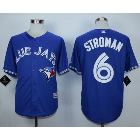 Blue Jays #6 Marcus Stroman Blue New Cool Base Stitched MLB Jersey