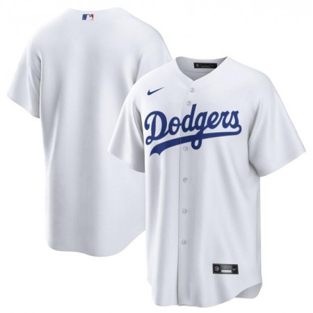 Youth Los Angeles Dodgers Blank White Stitched Baseball Jersey