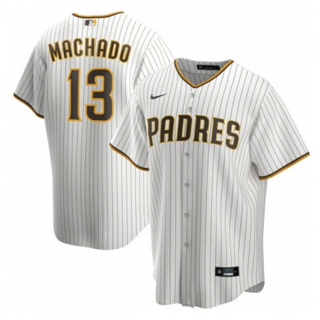 Youth San Diego Padres #13 Manny Machado White Stitched Jersey