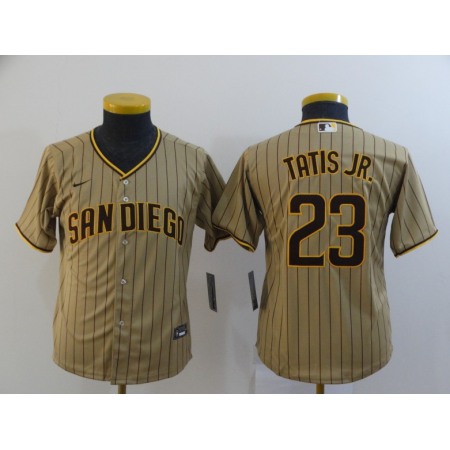 Youth San Diego Padres Fernando Tatis Jr. Green Cool Base Stitched MLB Jersey