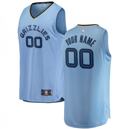 Men's Memphis Grizzlies Blue Customized Stitched NBA Jersey