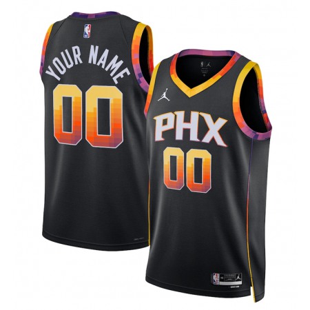 Men's Phoenix Suns Customized 2022-23 Black Statement Edition Swingman Stitched Jersey