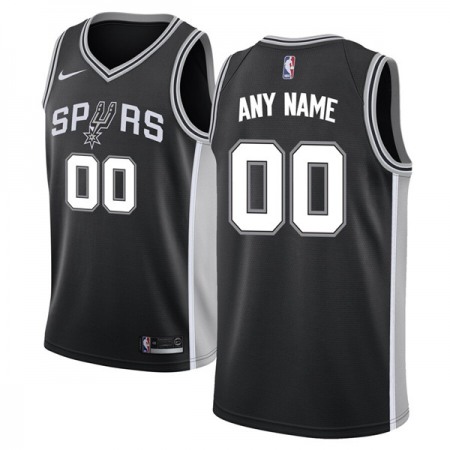 Men's San Antonio Spurs Black Customized Stitched NBA Jersey